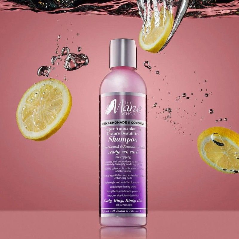 Шампунь The Mane Choice суперантиоксидантний для покращення текстури Pink Lemonade & Coconut Super Antioxidant & Texture Beautifier Shampoo 13019 фото
