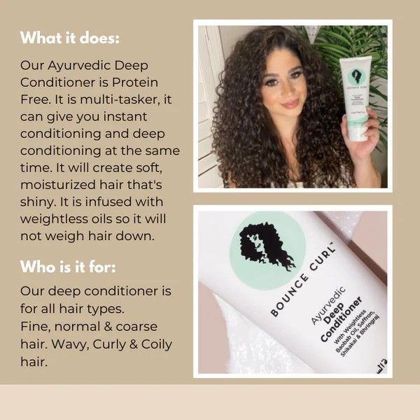Кондиціонер Bounce Curl Ayurvedic Deep Conditioner для глибокого зволоження 1322 фото