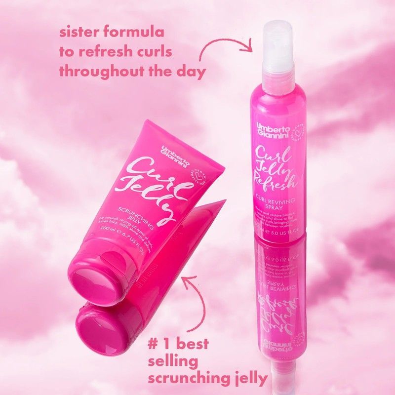 Спрей Umberto Giannini для рефрешу ревіталізуючий Curl Jelly Refresh 630 фото