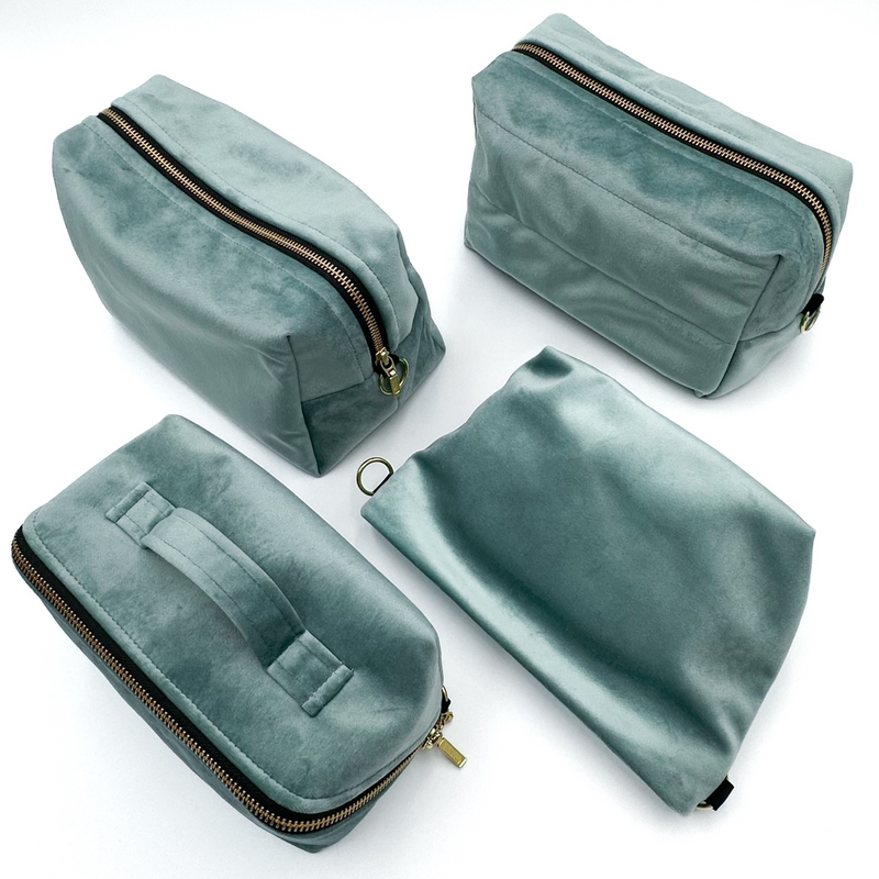 Косметичка MALLOW accessories кольору тіфані розмір L 1269 фото