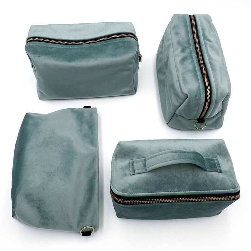 Косметичка MALLOW accessories кольору тіфані розмір L 1269 фото