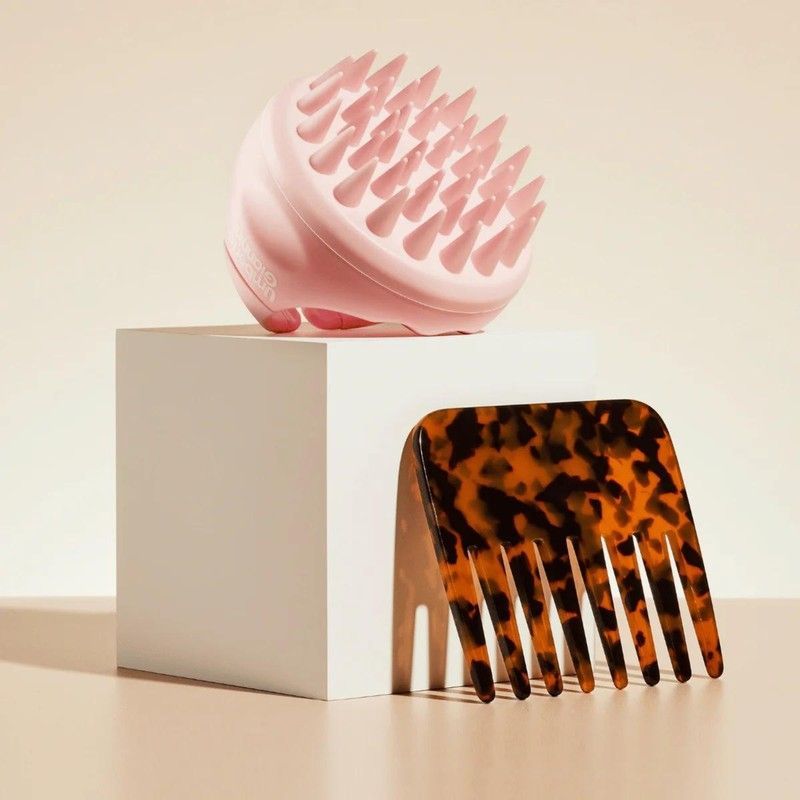 Масажна щітка Umberto Giannini Stimulating Scalp Massager Brush стимулююча для шкіри голови 68412 фото
