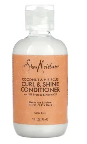 Кондиціонер Shea Moisture Coconut & Hibiscus зволоження для кучерів