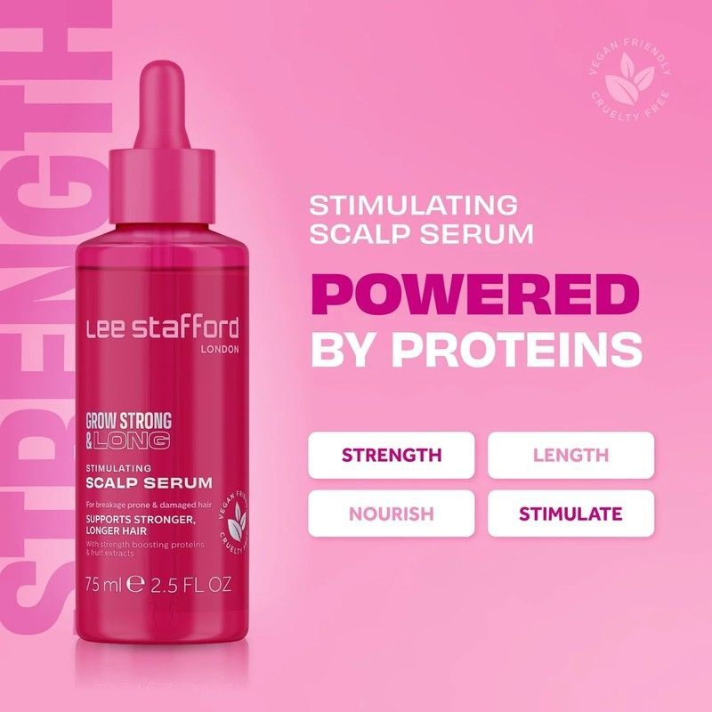 Сироватка Lee Stafford cтимулююча для шкіри голови Grow Strong & Long Stimulating Scalp Serum 1221 фото