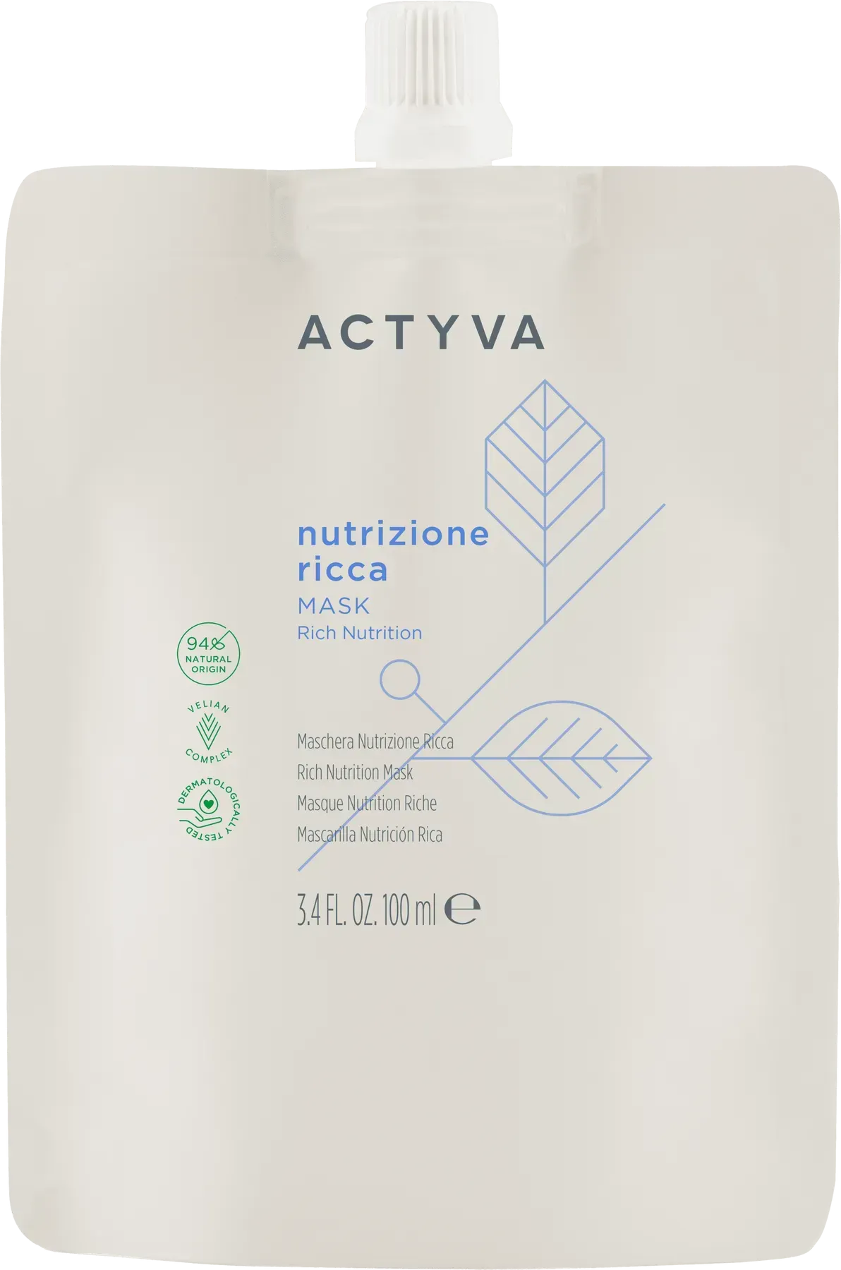 Маска Kemon поживна для дуже сухого волосся Actyva Nutrizione Ricca Mask