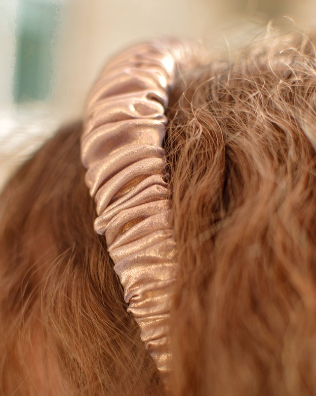 Обруч для волосся MALLOW Silk 100% шовк розмір S 1008 фото