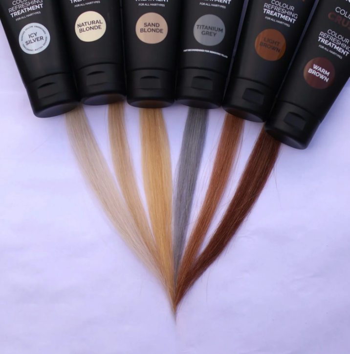 Тонуюча маска для оновлення кольору IdHAIR Colour Crush Treatment Natural Blonde idh6 фото