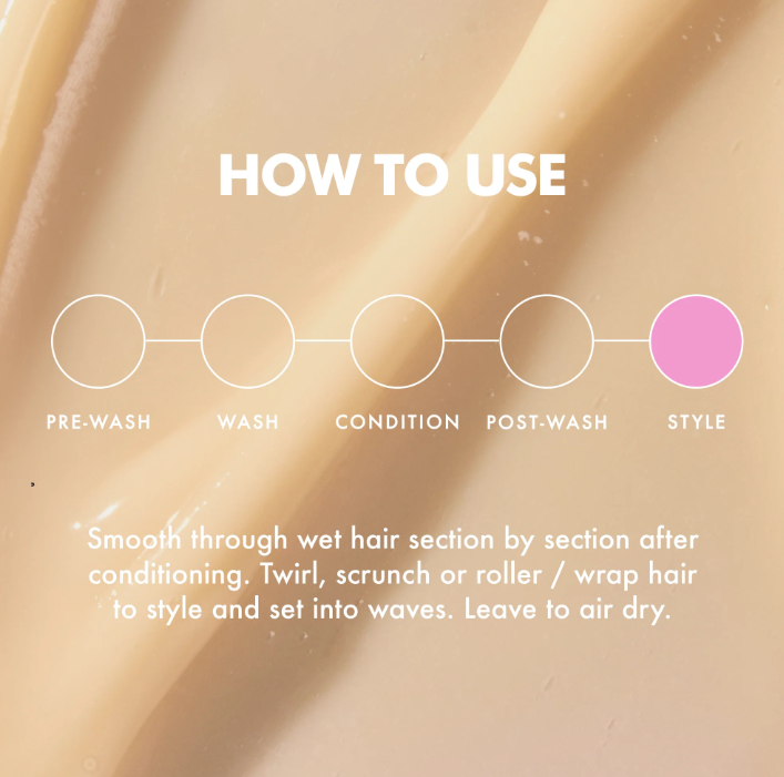 Крем для хвилястого волосся Umberto Giannini Natural Waves Wave Enhancing Air Dry Cream 0376 фото