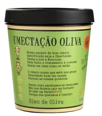 Маска для живлення сухого та пошкодженого волосся Lola From Rio UMECTAÇÃO OLIVA