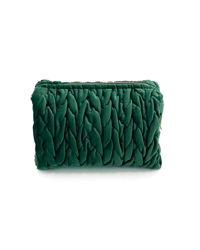 Косметичка MALLOW accessories колір вишуканий смарагд розмір XL 1297 фото