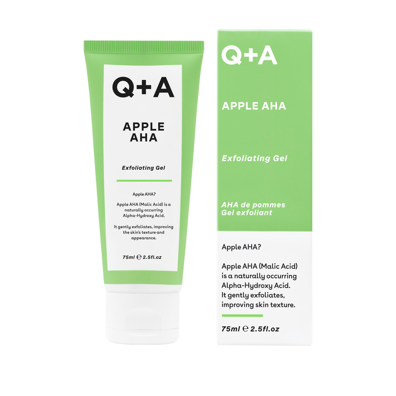 Відлущуючий гель з кислотами для обличчя Q+A Apple AHA Exfoliating Gel qa26 фото