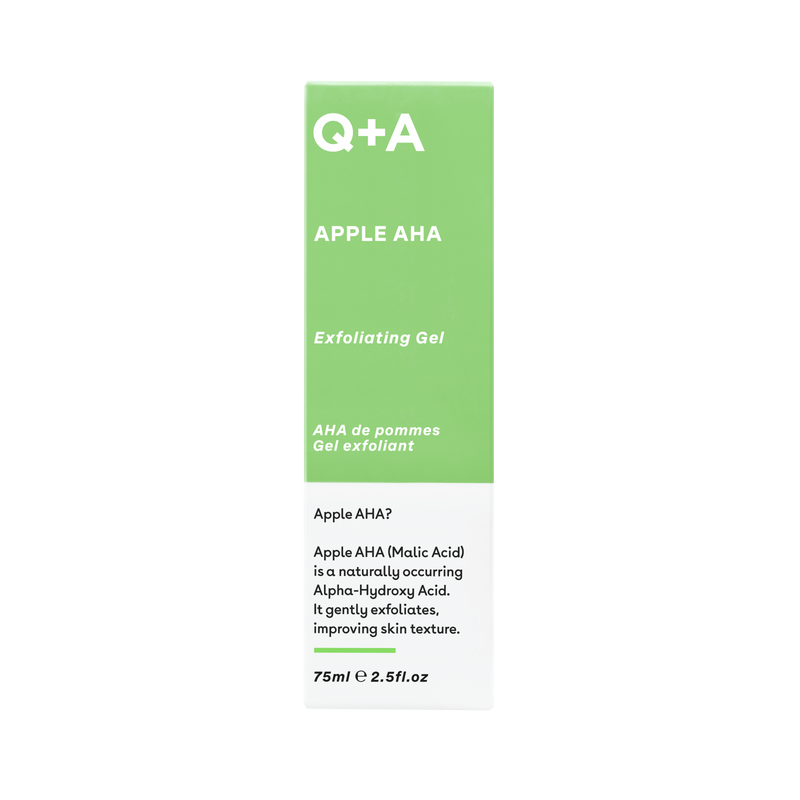 Відлущуючий гель з кислотами для обличчя Q+A Apple AHA Exfoliating Gel qa26 фото