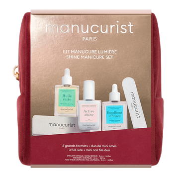 Подарунковий набір для догляду та комплексного манікюру Manucurist Shine Manicure Set mc54 фото
