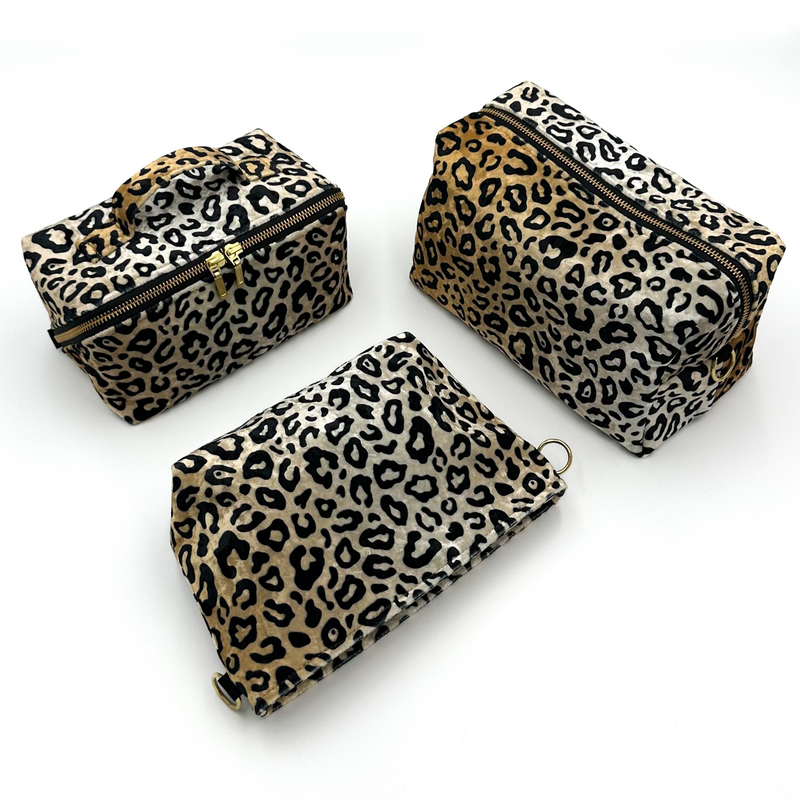 Косметичка MALLOW accessories колір леопард розмір XL 1296 фото
