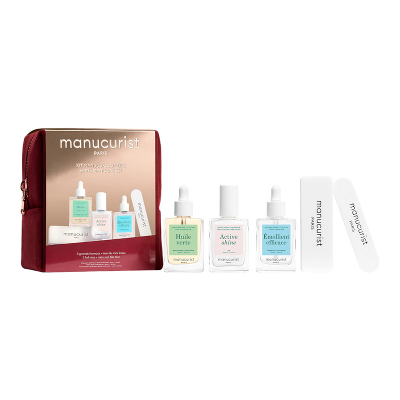 Подарунковий набір для догляду та комплексного манікюру Manucurist Shine Manicure Set mc54 фото