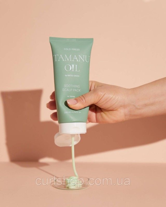 Маска Rated Green заспокійлива з олією таману для проблемної шкіри голови Cold Press Tamanu Soothing Scalp Packs 158 фото