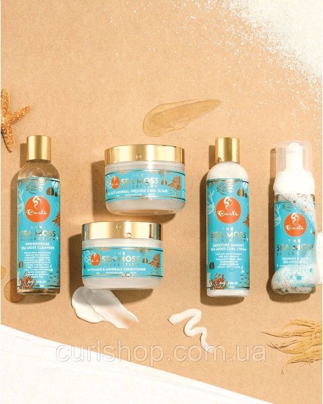 Крем Curls Sea Moss незмивний для зволоження кучерів 100 фото