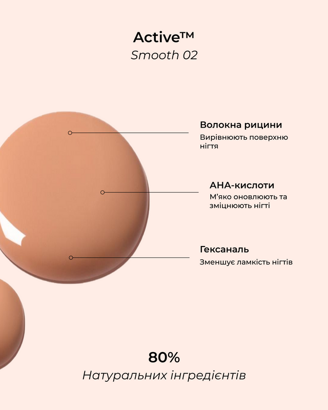 Засіб для нігтів з ефектом CC-лаку Manucurist Active Smooth 02 mc16 фото