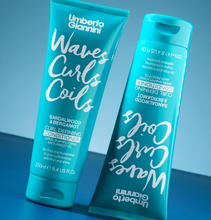 Кондиціонер зволожуючий з бергамотом, сандаловим деревом Waves, Curls & Coils Curl Conditioner Umberto Giannini 0251 фото