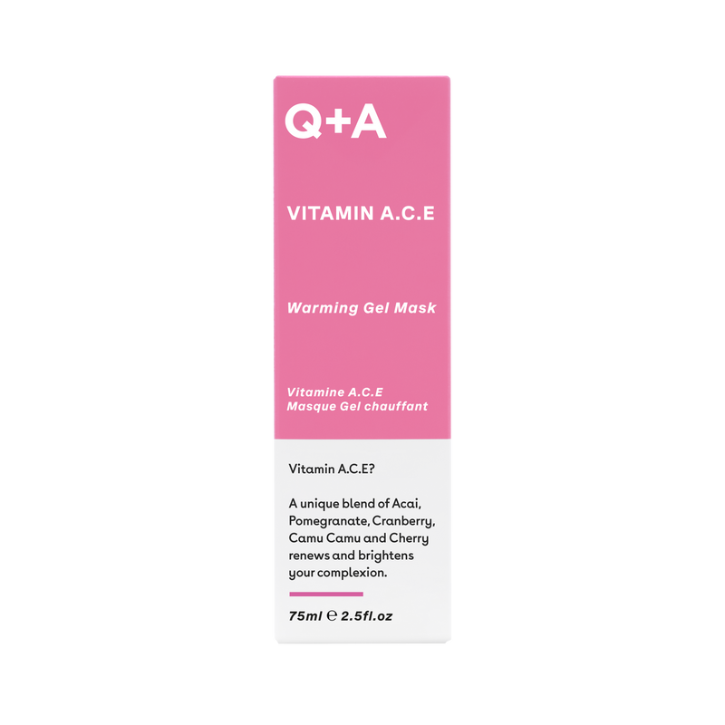 Мультивітамінна маска для обличчя Q+A Vitamin A.C.E. Warming Gel Mask qa34 фото