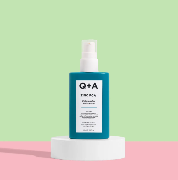 Зволожуючий крем для обличчя Q+A Zinc PCA Rebalancing Moisturiser qa63 фото Зволожуючий крем для обличчя Q+A Zinc PCA Rebalancing Moisturiser qa63 фото