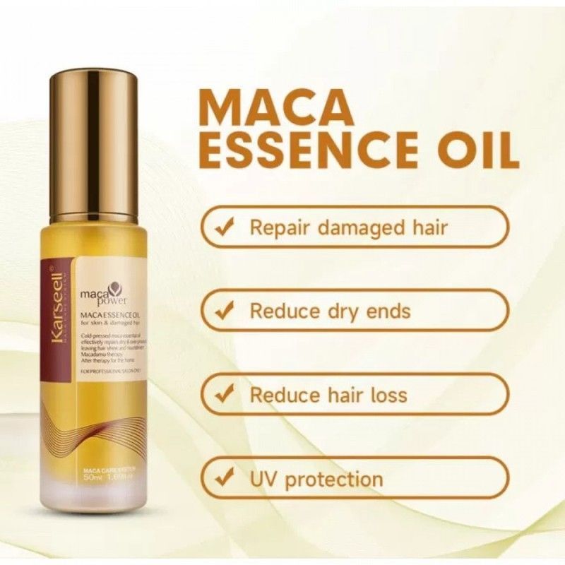 Арганова олійка Karseell Мaca Essence Oil сироватка для відновлення пошкодженого волосся 9914 фото