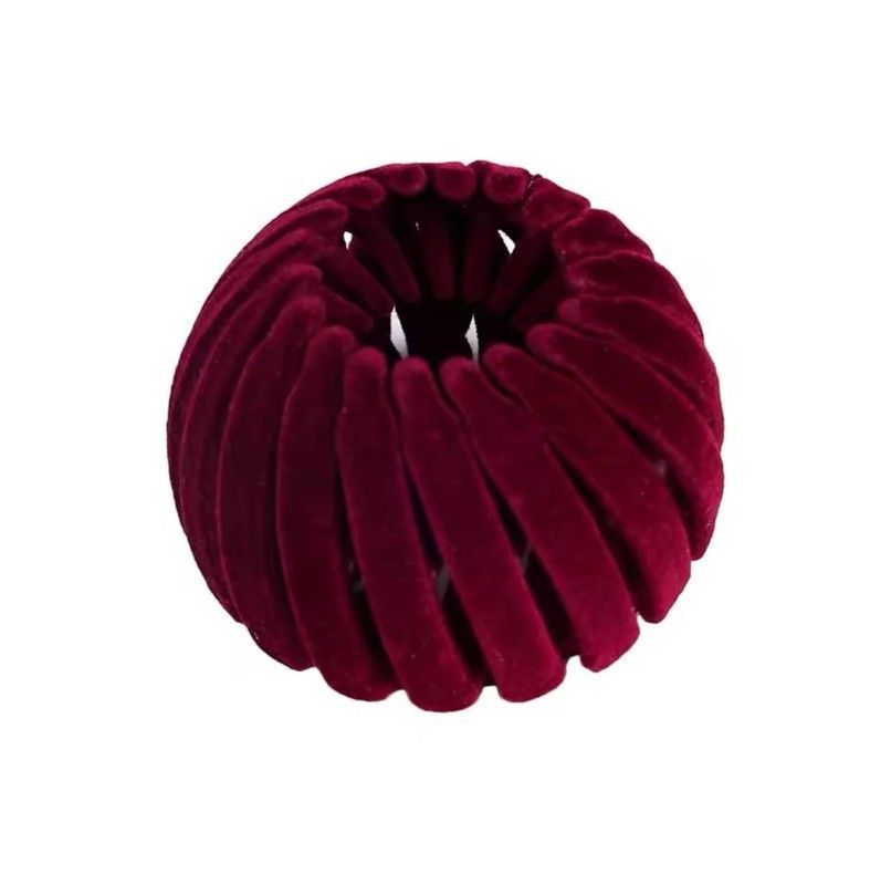Зажим-заколка для волосся оксамитова Mallow accessories 01_02 фото
